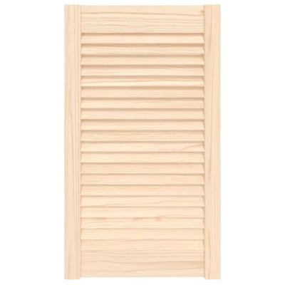 VidaXL Kastdeur met lamellen 69x39,4 cm massief grenenhout VidaXL Kastdeur met lamellen 69x39,4 cm massief grenenhout