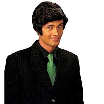 Pruik Rick Zwart Kort Heren