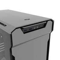 Enthoo Evolv MATX TG - Minitowermodel - mATX - window (Tempered Glass) - Audio/USB - Grijs - thumbnail