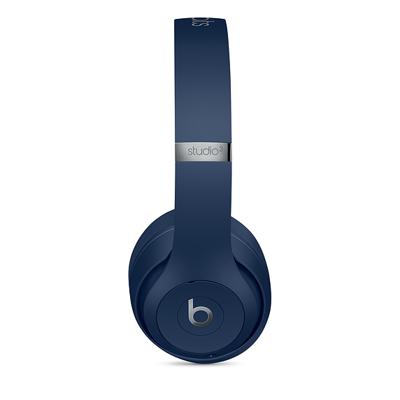 Beats Studio3 Over Ear koptelefoon Bluetooth, Kabel Stereo Blauw Noise Cancelling Vouwbaar, Volumeregeling