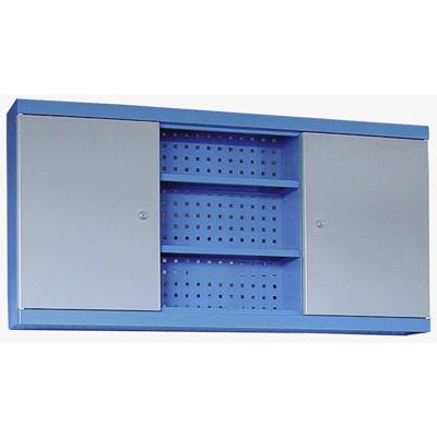 Aerotec 20142010 1200/1 Hangkast voor gereedschap (b x h x d) 1200 x 600 x 200 mm Blauw (RAL 5015), Grijs-wit (RAL 7035)