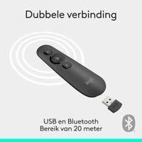Logitech R500s Draadloze presenter Bluetooth/RF Grafiet - thumbnail