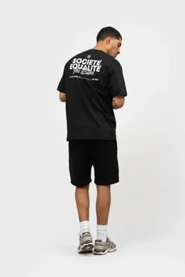 Equalité Societe 2.0 Oversized T-Shirt Heren Zwart - Maat XL - Kleur: Zwart | Soccerfanshop