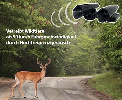 HP Autozubehör Wildwarner Set Clip ABS kunststof Kentekenframe (l x b x h) 5.9 x 2.5 x 3 cm