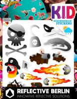 REFLECTIVE BERLIN reflex-stickers "k.i.d." ref.sticker re.berlin kid pirates - thumbnail