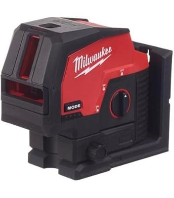 Milwaukee M12 CLLP-301C Groene Kruislijnlaser/loodlaser 12V 3.0Ah Li-Ion - 4933478100