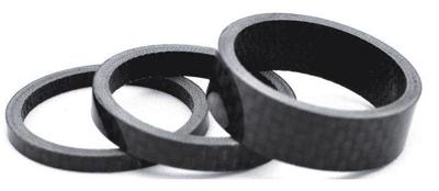 Ergotec Balhoofd spacerset 1-1/8" (ø28.6) 3-delig 3/5/10mm carbon
