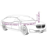 VidaXL Autohoes half met haken xl zilverkleurig - thumbnail
