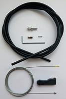 Elvedes Versnellingskabelset sram universeel 1700 / 2250mm verzinkt - zwart (op kaart) - thumbnail