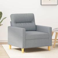 Fauteuil 60 cm stof lichtgrijs - thumbnail