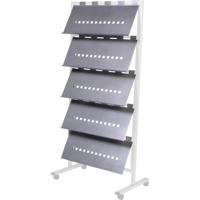 Rocada 8320 R832094 Legplankenset Zilver 5 stuk(s) (b x h x d) 770 x 80 x 350 mm - thumbnail