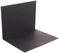 Leitz Recycle elastomap met 3 kleppen, uit karton, ft A4, zwart - thumbnail