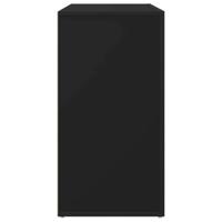 Dressoir met lade Zwart 120 x 36 x 69 cm Bewerkt hout - thumbnail