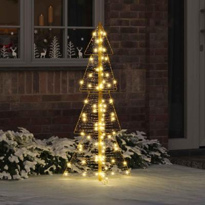 VidaXL Kerstboom met 100 led warmwit 120 cm pet