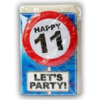 Happy Age Kaart - 11 Jaar - thumbnail