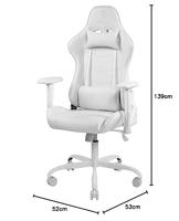 Deltaco GAM-096-W Gamestoel Wit - thumbnail