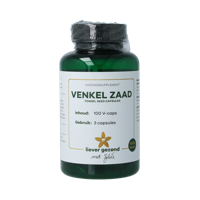 Liever Gezond Venkel zaad capsules fennel seed 100 Vegetarische capsules - thumbnail