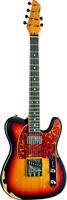 EKO Tero Relic Sunburst elektrische gitaar - thumbnail