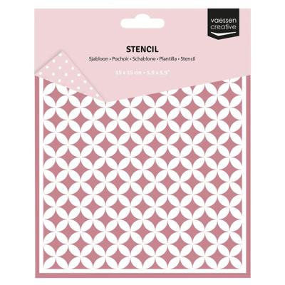 Vaessen Creative • sjabloon grafische sterren 15x15cm