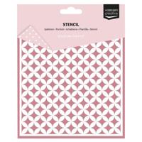 Vaessen Creative • sjabloon grafische sterren 15x15cm - thumbnail