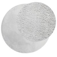 Vloerkleed laagpolig zacht en wasbaar 120 cm grijs - thumbnail