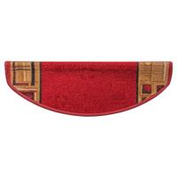 VidaXL Trapmatten zelfklevend 10 st 65x21x4 cm rood - thumbnail