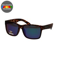 Spectrum polarized zonnebril vierkant tortoise blauw/groenunisex - thumbnail