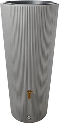 4rain 2-in-1 regenton en plantenbak (Zinkgrijs)