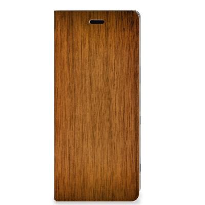 Sony Xperia 5 Book | Wallet Case | Donker Hout Sony Xperia 5 Book | Wallet Case | Donker Hout