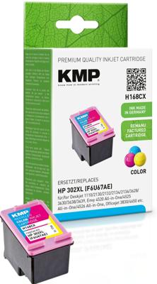 KMP Inktcartridge H168CX Compatibel vervangt HP 302XL, F6U67AE Kleur 1746,4030 KMP Inktcartridge H168CX Compatibel vervangt HP 302XL, F6U67AE Kleur 1746,4030