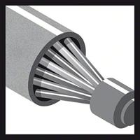 Bosch Accessories Penseelborstel, RVS-borstel, 10 mm, 0,35 mm, 4500 omw/min Bosch Power Tools Schacht-Ø 6 mm 2608622128 1 stuk(s) - thumbnail