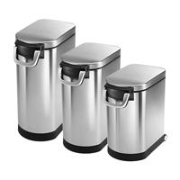 simplehuman CW1886 30L 15KG grote huisdier hond droog voedsel opslag container bak, deksel gemonteerde maatschep, luchtdichte afdichting, huisdierbestendig slot, verwijderbare BPA-vrije binnenemmer, - thumbnail