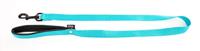 Martin hondenriem nylon turquoise - thumbnail