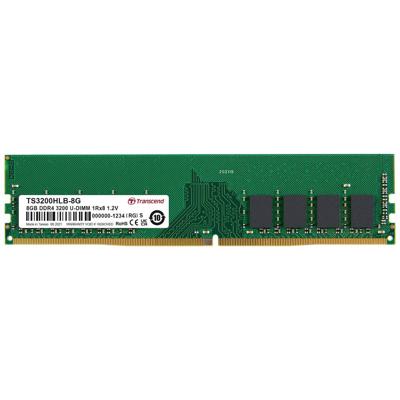 Transcend ts3200hlb-8g dimm, 8gb, ddr4 3200 mhz, u-dimm, 1rx8, 1gx8, cl22, 1.2v