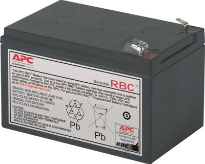 Replacement Battery Cartridge #4 - UPS-batterij Loodzuur - zwart - voor Back-UPS 650VA; Back-UPS Pro 650, 650VA; Smart-UPS 620, 620VA; Smart-UPS v/s 650VA