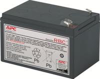 Replacement Battery Cartridge #4 - UPS-batterij Loodzuur - zwart - voor Back-UPS 650VA; Back-UPS Pro 650, 650VA; Smart-UPS 620, 620VA; Smart-UPS v/s 650VA - thumbnail