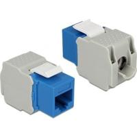 Delock 86343 Keystone-module RJ45-aansluiting > LSA Cat.6 UTP blauw - thumbnail