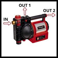 Einhell GE-GP 1246 N FS - Tuinpomp | 1200W | 4600 L/h - 4180360 4180360 - thumbnail