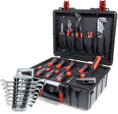 Wiha 9300-71403 gereedschapskoffer basic set l mechanisch | 18 delig - 45531 Wiha 9300-71403 gereedschapskoffer basic set l mechanisch | 18 delig - 45531