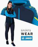 JAKO 6822D Jas Met Kap Performance Dames - Marine/Jako Blauw - 34 - thumbnail