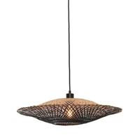 GOOD&MOJO Hanglamp 'Kalimantan' Bamboe, 60cm, kleur Zwart/Naturel - thumbnail