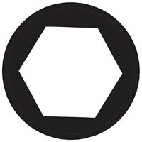 HAZET Dopsleutel 850-11 · 1/4 inch (6,3 mm) vierkant hol · Buiten-zeskant-tractieprofiel · SW 11 mm - thumbnail