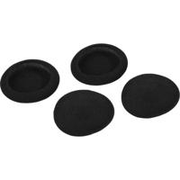 Monacor EP-302 Koptelefoon oorkussen 4 stuk(s) Zwart - thumbnail