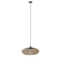 QAZQA Oosterse hanglamp zwart bamboe 50 cm - Ostrava - thumbnail
