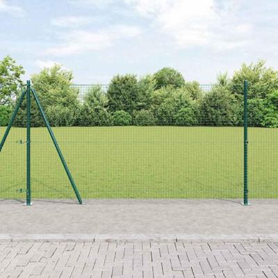 VidaXL Afrasteringspaal groen 10 x 1,2 m (25 x 25 mm gaas)