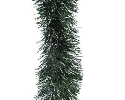 Lametta guirlande pvc d10l270 cm groen kerst - Decoris