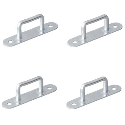 ProPlus Zeiloog rechthoekig 36 mm zilver 4 stuks in blister ProPlus Zeiloog rechthoekig 36 mm zilver 4 stuks in blister