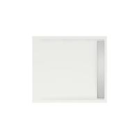 MegaBath Douchebak Easy Tray 100X90X5 cm Wit Mat Of Glans - Douchebak Mat Wit - thumbnail