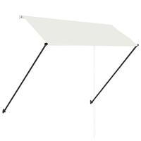 VidaXL Luifel uittrekbaar met led 250x150 cm crème - thumbnail
