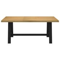 Eettafel NOAIN A-vormige poten 180x90x75 cm massief hout - thumbnail